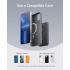 Anker 621 magnetic battery MagGo, 5000mah magnetic wireless portable charger with USB-C cable, only compatible with iPhone 14/14 pro/14 pro max, 13/12 series, Gray